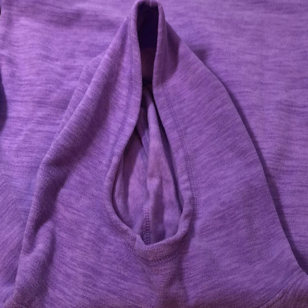 Tek Gear Ultra Soft Fleece Hooded Sweatshirt Heather Purple Girls 18/20 XXL New